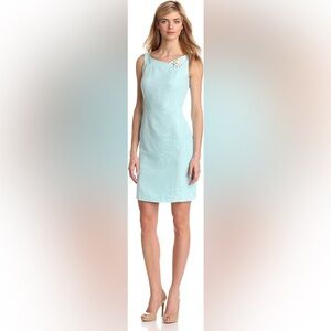 NWT Lilly Pulitzer Preppy Patt Dress, Shorely Blue, Swirly Boucle